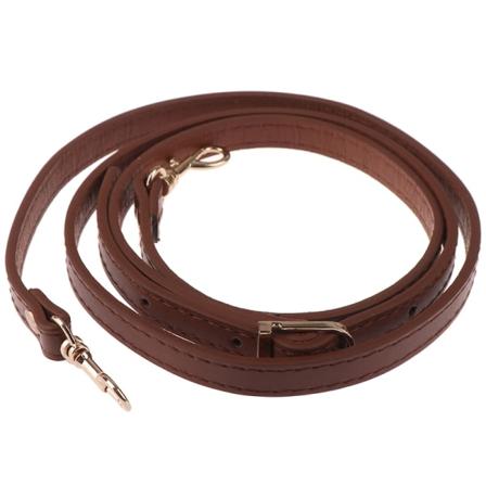 120cm Nahkainen Olkahihna Laukku Kahva Käsilaukku Hihna Käsilaukut Vyö Str Vaaleanruskea Light brown