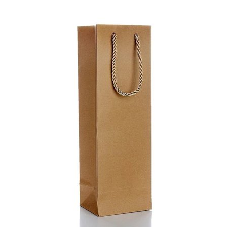 6 stk. Høj kvalitet ensfarvet rødvin gavepose