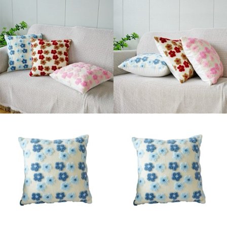 2 STK Blomsterputetrekk Putetrekk Putetrekk