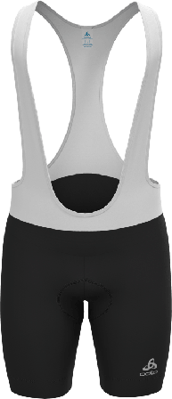 Odlo Men's Tights Short Suspenders Essential Men workout shorts White M