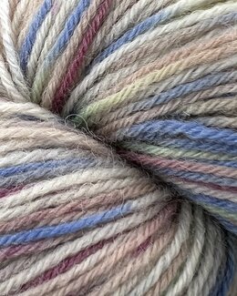 Garn Selma 50g Beige/Lila/Blå