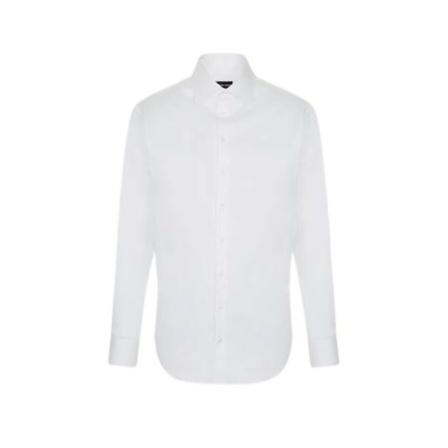 Emporio Armani, Formal Shirts Wit, Heren, Maat:L