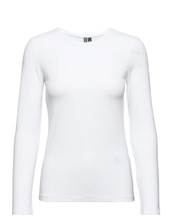 Pcsirene Ls Tee Top Hvid Pieces