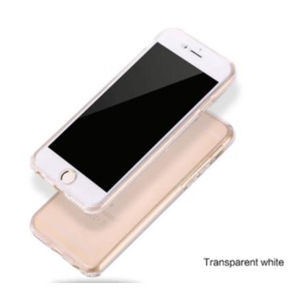 Dubbelsidigt Silikonskal - Iphone Se 2022 Genomskinlig