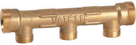 Vatette 1875806 Fördelare M28 x1,5 mm, c/c 50, G15 3-rör, Installation