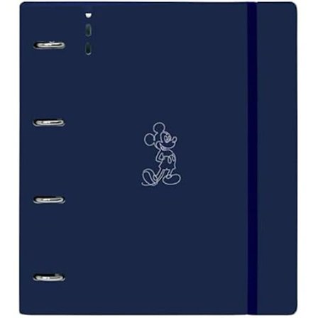 Classeur - SAFTA - Mickey Mouse Good Day - 4 ringar 35 mm - Fyllning 100 ark A4 - Ideal för barn