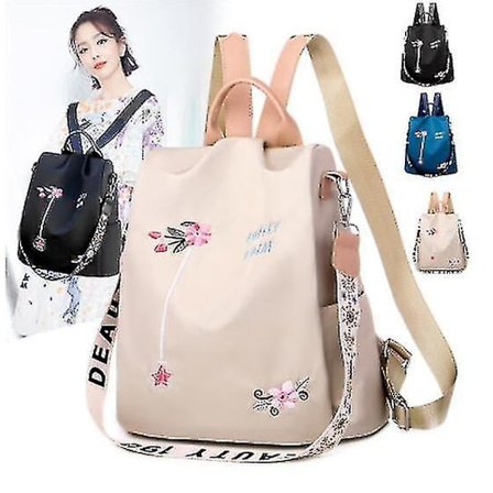 Vandtæt Oxford Rygsæk til Kvinder - Fashion Anti-theft Dametaske