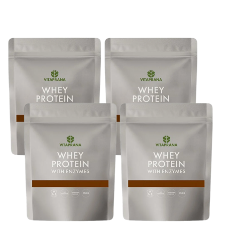 Mix&Match 4 x Myseproteinkonsentrat 750 g