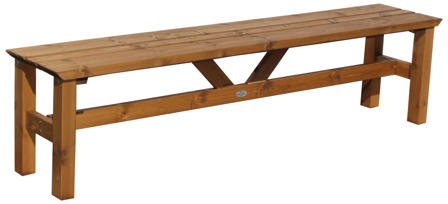 Eden Wood Viking EW 0284-61 Trädgårdsbänk 190 cm Brun, Utemöbler