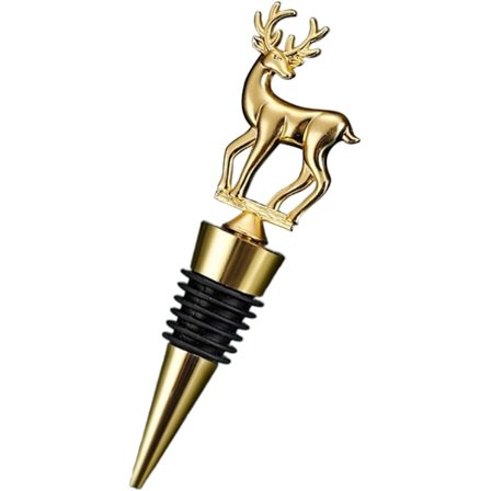 Vinpropper til jul - Lufttæt vinforsegler - Genanvendelige champagnekorker til bryllup fødselsdag Thanksgiving bar dekorationer -