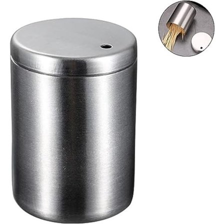 Liten Tandpetarehållare Tandpetarehållare I Rostfritt Stål Kreativ