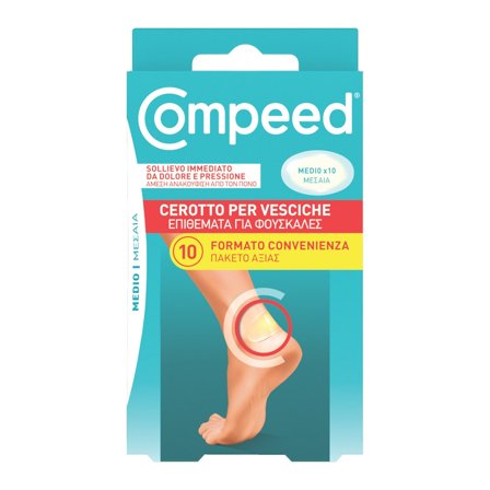 Compeed Cerotti Per Vesciche Medi 10 Pezzi Sollievo Immediato