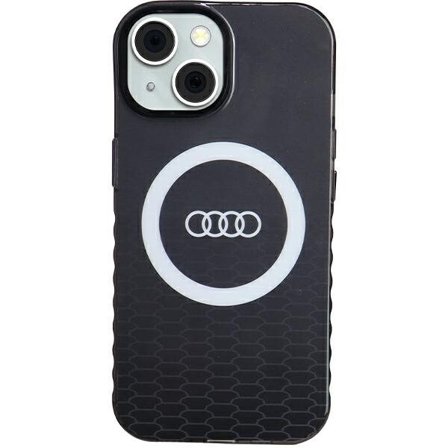 Audi IML Big Logo MagSafe-etui for iPhone 15 / 14 / 13 - svart