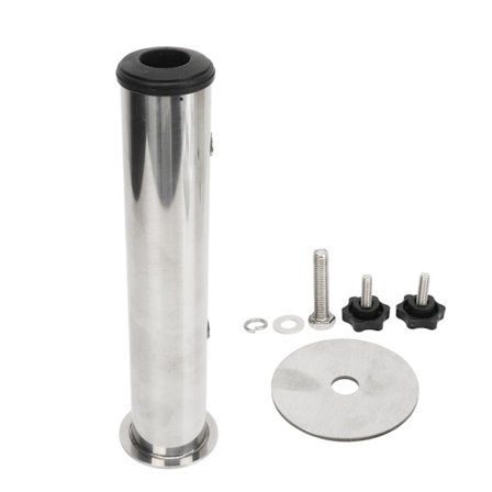 Justerbar Parasolfod til Terrasse Udendørs Dæk Parasolfod med Skruer Maksimerer Terrasseplads Skygge