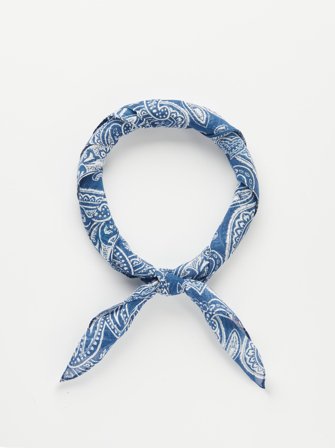 John Henric Men's Blaues Bandana Paisley Size Onesize