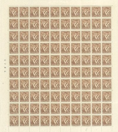 Danmark - AFA 231 postfrisk helark