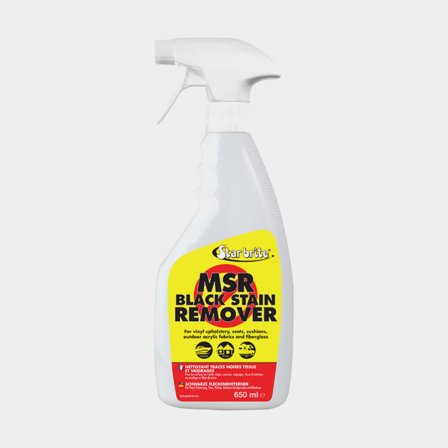 Usuwanie plam za pomocą wybielacza Star Brite MSR Black Stain Remover, 650 ml - Jachtowa