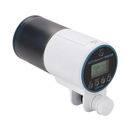 Automatisk fiskefôrer for akvarium - Intelligent tidsstyrt fôring, gullfisk, liten fôrer, lukket