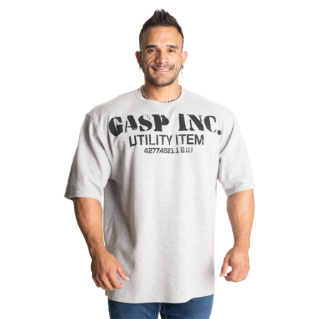 GASP Iron Thermal T‐shirt Gråmelerad