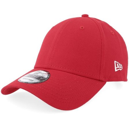 New Era - Röd adjustable Keps - Basic Scarlet 940 Adjustable @ Hatstore