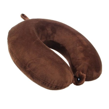 Resekudde Memory Foam BRUN