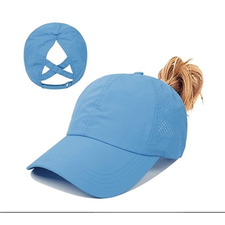 Hestsvans Basebollkeps, Lätt Justerbar Snabbtorkande Andas