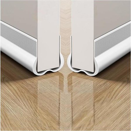 2-pak Dørforseglingsliste 93 cm – Lyddæmpende bundliste til dørkarm, garage & yderdør_TF_TF