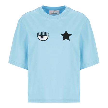 Chiara Ferragni Collection Chiara Ferragni T-shirts and Polos Blå, Dame
