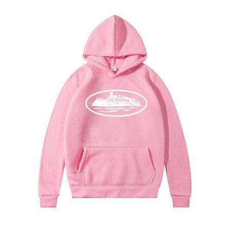 Mote Corteiz Devil Island trykt hettegenser High Street Herre Trendy Hettegenser