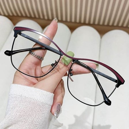 Anti-Blue Light Briller Firkantede Briller ROSE RED ROSE RED