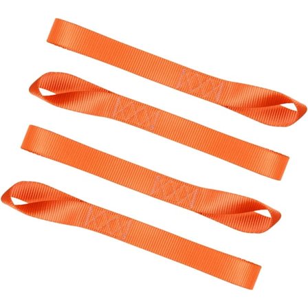 (4 stk.) Bløde stropper til fastgørelse, 12.000 lbs maks. styrke, 18"X1.7" kraftige motorcykelstropper til brug med spænderem - Sikker transport af Mo