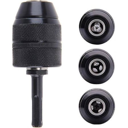 SDS Plus Adapter 2-13mm Snabbfäste Nyckellös Chuck Professionell Kraftig Chuck 1/2-20UNF Snabbfäste Chuck Nyckellös Borr Med SDS Adapter