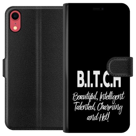 Kompatibelt Plånboksfodral till Apple Apple iPhone XR Text