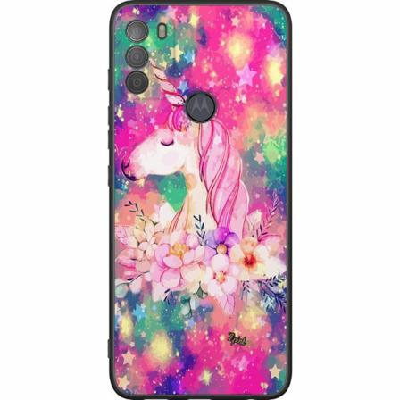 Motorola Moto G50 Svart Skal Unicorn Enhörning