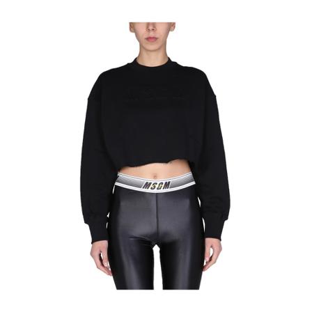 Msgm Sweatshirts Sort, Dame