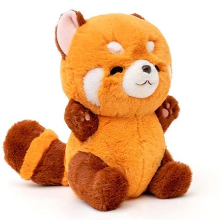 23 cm Rød Panda Plyslegetøj Dukke Gaver Boligindretning fra Turning Red