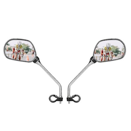 To sykkel speil. 360 roterende sykkel bakspeil elsykkel mobil scooter