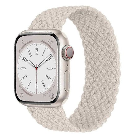 Apple Justeringsfri, Serie 9/8/7 42-45mm iWatch Flätad Solo Loop Armband