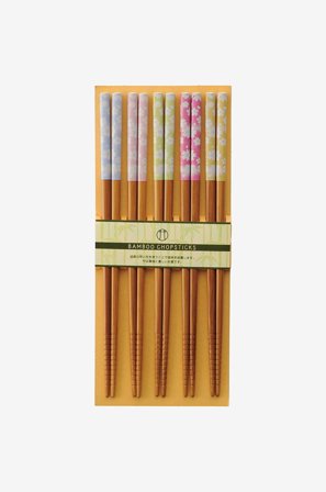 Kawai - Ätpinnar Kawai 5-pack - Brun - Bestick - Från Homeroom