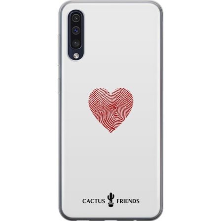 Kompatibelt Mobildeksel til Samsung Samsung Galaxy A50 Cactus and Friends - Fingerprint Love