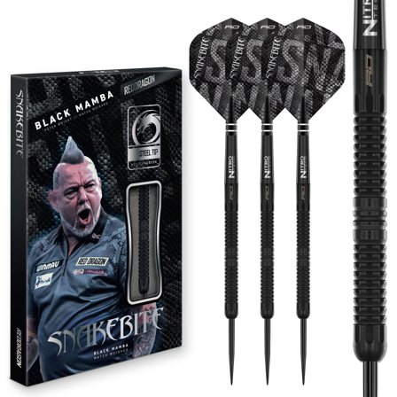 Peter Wright - Black Mamba Steel Tip Darts 24g