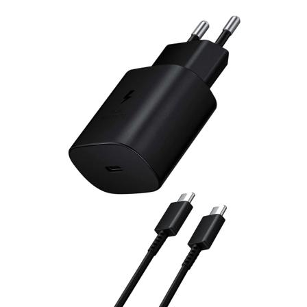 Laddare Usb-c Samsung 25w Usb-c Power Delivery 3.0 Kabel Svart