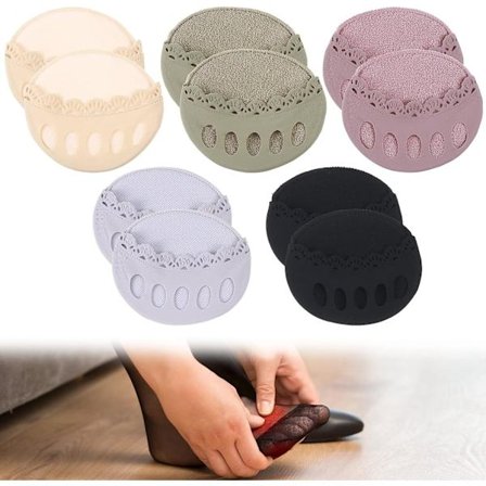 5 Par Honeycomb-förfotspads Fot-svettpads Förfotkuddar