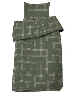 Pussilakana Cortina ruudullinen flanelli 2-osainen