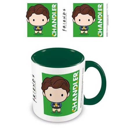 Friends Chibi Chandler Mug En Storlek Grön/Vit