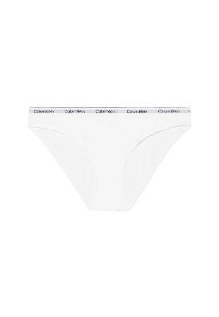 Calvin Klein Trosa i Bikini modell, Bomull, Icon Logo. Trosor Dam Vit XL