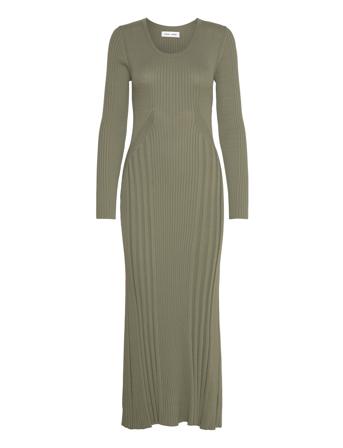Saeve Ls Dress 15172 Maksimekko Juhlamekko Green Samsøe Samsøe