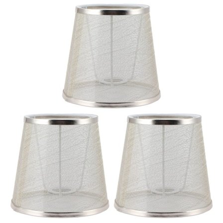 3 KPL Kangaslampunvarjostin E14 Meson Moderni eurooppalaistyylinen lampunvarjostin kynttiläkruunulle kulta