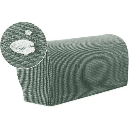 Stretch Armlenestopptrekk Stoler Sofa Stoff Myk Armlenestopptrekk Vaskbar Møbelbeskytter for Recliner Antislipp db