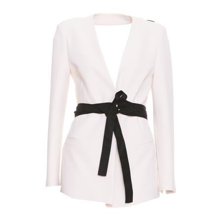 Pinko, Light Jackets Wit, Dames, Maat:S